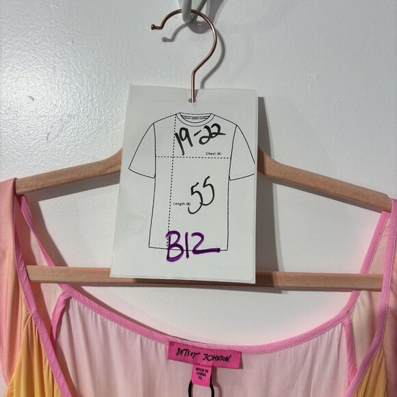 NWT BETSEY JOHNSON Rainbow Sunrise Ombré Dress XLarge Party Wedding Anniversary - Picture 10 of 10